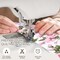 40PCS Pink Retro Floral Cotton Jelly Roll Fabric Strips – Precut Patchwork Quilting Fabric Bundle for Sewing, DIY Crafts & Spring Floral Projects (Hydrangea)